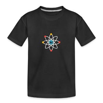 AI Atom - T-shirt bio Premium Enfant - noir - Devant