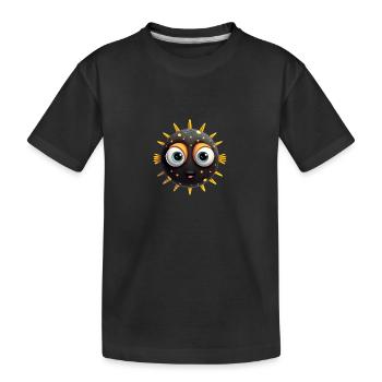 Poisson-globe - T-shirt bio Premium Enfant - noir - Devant