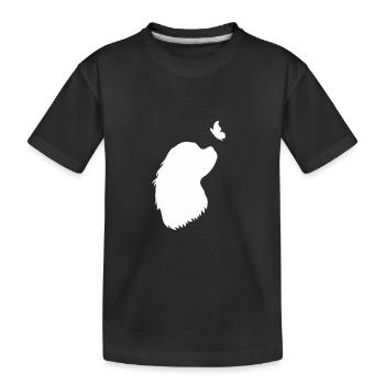 Cavalier King Charles Spaniel - Kinder Premium Bio T-Shirt - Schwarz - Vorne