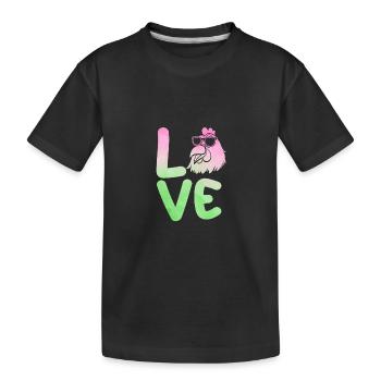 Poules Poule - T-shirt bio Premium Enfant - noir - Devant