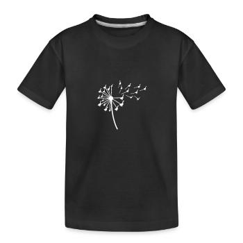 Gans - Kinder Premium Bio T-Shirt - Schwarz - Vorne