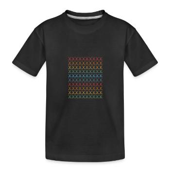 Joueurs de hockey sur gazon Hockey sur gazon - T-shirt bio Premium Enfant - noir - Devant