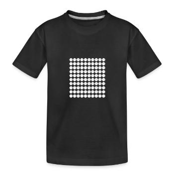 Joueur de baseball Baseball - T-shirt bio Premium Enfant - noir - Devant