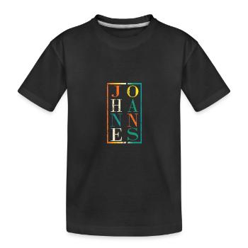 Johannes - T-shirt bio Premium Enfant - noir - Devant