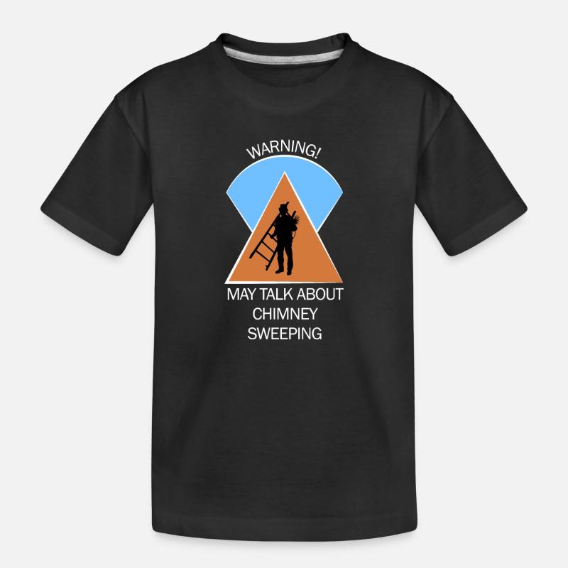 Schornsteinfeger Schlotfeger - Kinder Premium Bio T-Shirt - Schwarz