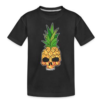 Ananas - T-shirt bio Premium Enfant - noir - Devant