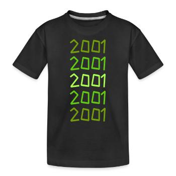Barbecue 2001 - Kids' Premium Organic T-Shirt - black - Front