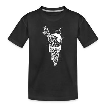 Brainfood 3 Inverser - T-shirt bio Premium Enfant - noir - Devant