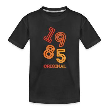 1985 Original - T-shirt bio Premium Enfant - noir - Devant