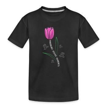 Maladie de Parkinson - T-shirt bio Premium Enfant - noir - Devant