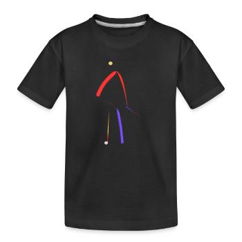 Modere Kunst - Kinder Premium Bio T-Shirt - Schwarz - Vorne