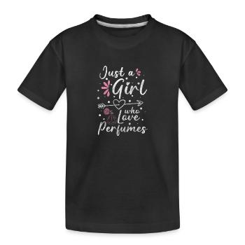 Parfum Luxe Lover Fragrance - T-shirt bio Premium Enfant - noir - Devant