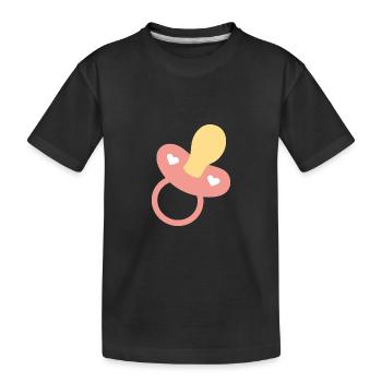 Concept de cadeau pour la naissance de bébé en 2026 - T-shirt bio Premium Enfant - noir - Devant