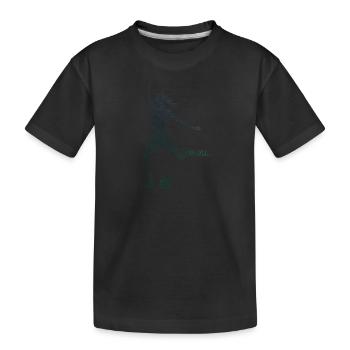 Football féminin Matchs de football - T-shirt bio Premium Enfant - noir - Devant
