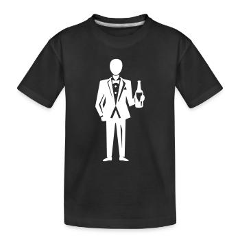 Marié Fête Mariage Célibataire - T-shirt bio Premium Enfant - noir - Devant