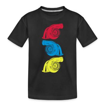Turbo 3 er - T-shirt bio Premium Enfant - noir - Devant
