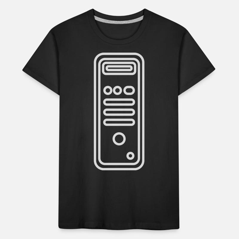 Logo Enclosure Computer Tower Kids' Premium Organic T-Shirt