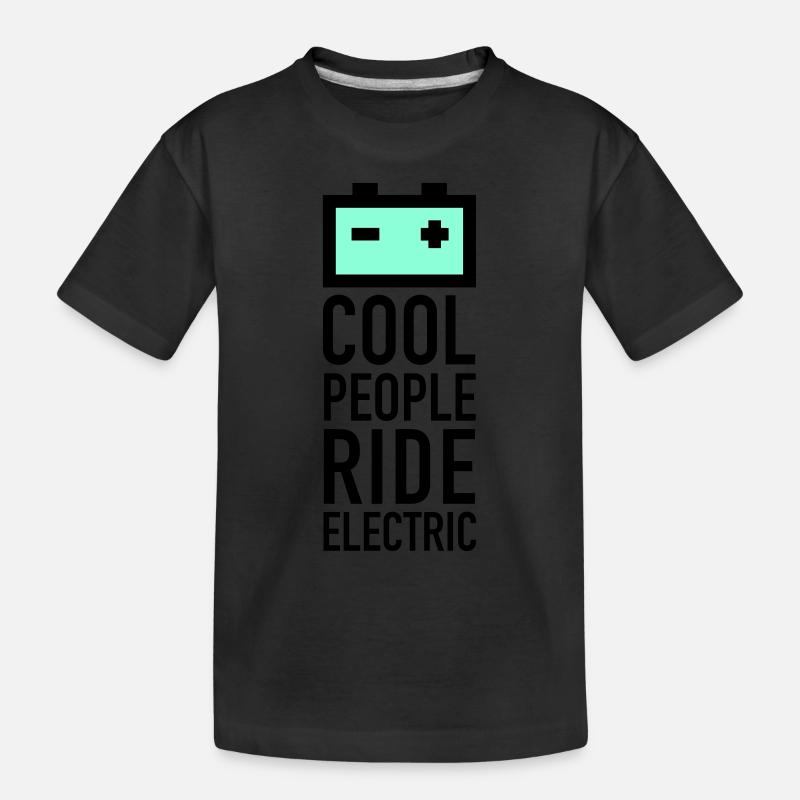 batery_2f - T-shirt bio Premium Enfant - noir