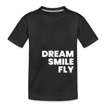 Dream Smile Fly - T-shirt bio Premium Enfant - noir - Devant