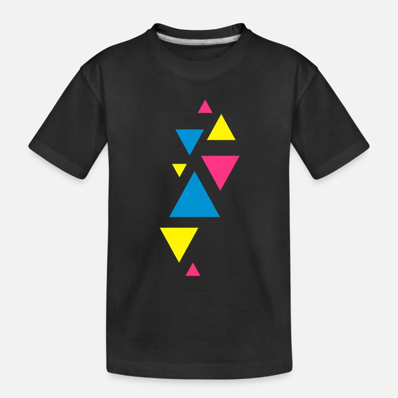 three eckedesign forms hipster - Kids' Premium Organic T-Shirt - black