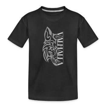 Valhalla Wolf Viking - T-shirt bio Premium Enfant - noir - Devant