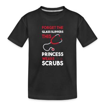 Infirmière en dialyse - T-shirt bio Premium Enfant - noir - Devant