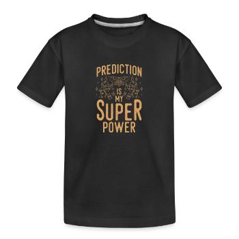 Boule de cristal Prédictions Planètes - T-shirt bio Premium Enfant - noir - Devant