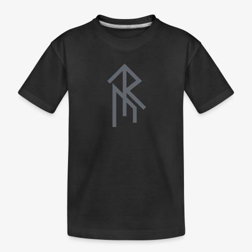 Rune (Grau) - Kinder Premium Bio T-Shirt