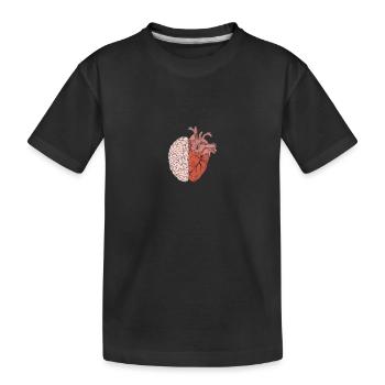 Finden Sie Ihr Gleichgewicht - Kinder Premium Bio T-Shirt - Schwarz - Vorne