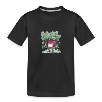 Homme de radis - T-shirt bio Premium Enfant - noir - Devant