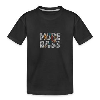 Plus Bass Please Clé de fa pour bassistes - T-shirt bio Premium Enfant - noir - Devant