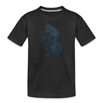 Road Bike Men's Road Bike Road Bike - Kids' Premium Organic T-Shirt - black - Front