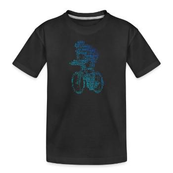 Vélo de route Cyclisme de route Vélo de route Vélo de route - T-shirt bio Premium Enfant - noir - Devant