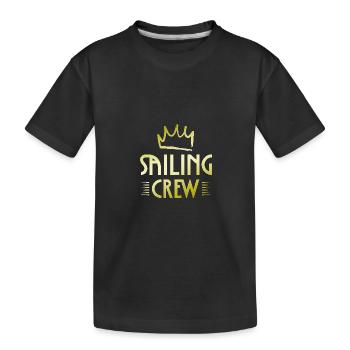 Équipage de navigation - T-shirt bio Premium Enfant - noir - Devant