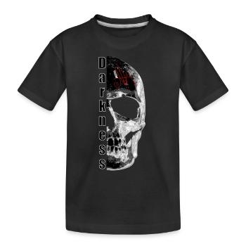 darkness - Kids' Premium Organic T-Shirt - black - Front