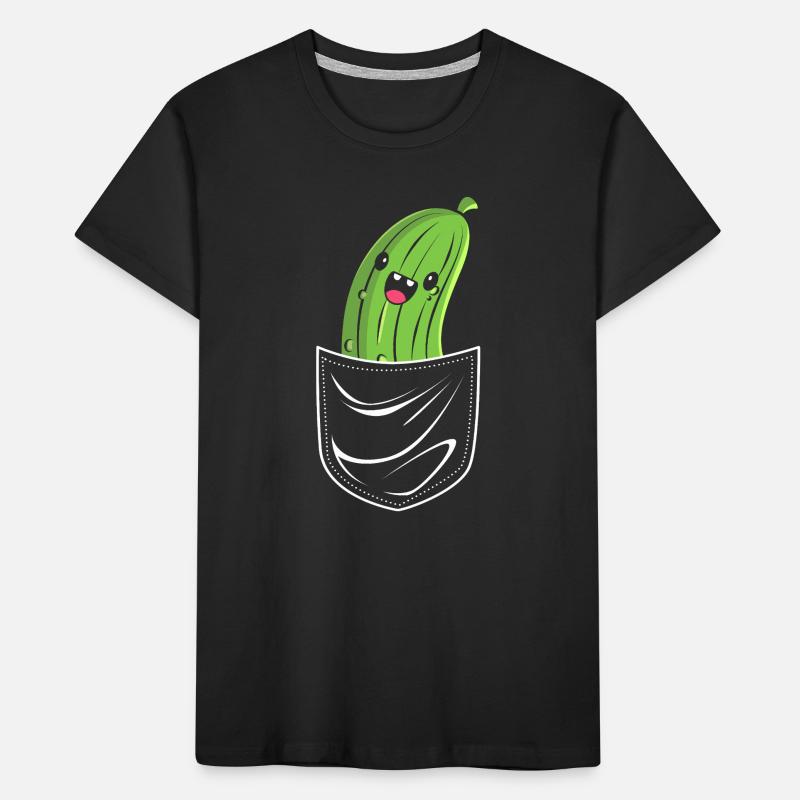Cornichon concombre et concombre T-shirt bio Premium Enfant