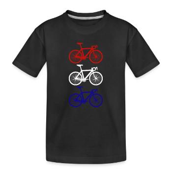 Cyclisme Cyclisme Pays-Bas - T-shirt bio Premium Enfant - noir - Devant