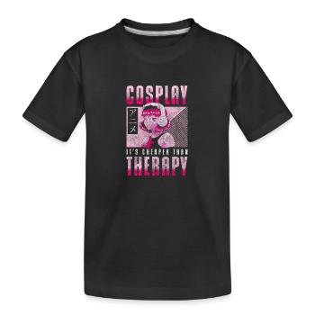 Déguisement Manga Gamer - T-shirt bio Premium Enfant - noir - Devant