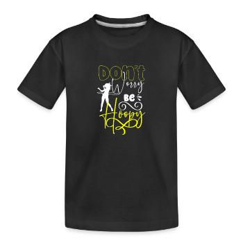 Hoopdance Danse Santé - T-shirt bio Premium Enfant - noir - Devant