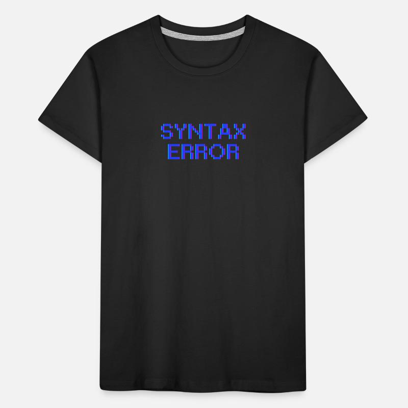 Syntaxfehler Kinder Premium Bio T-Shirt