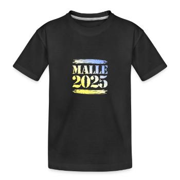 Malle 2025 - Kids' Premium Organic T-Shirt - black - Front