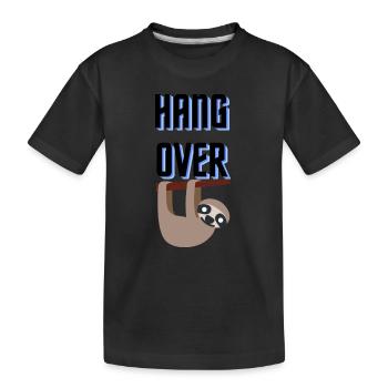 Hang Over - Kinder Premium Bio T-Shirt - Schwarz - Vorne