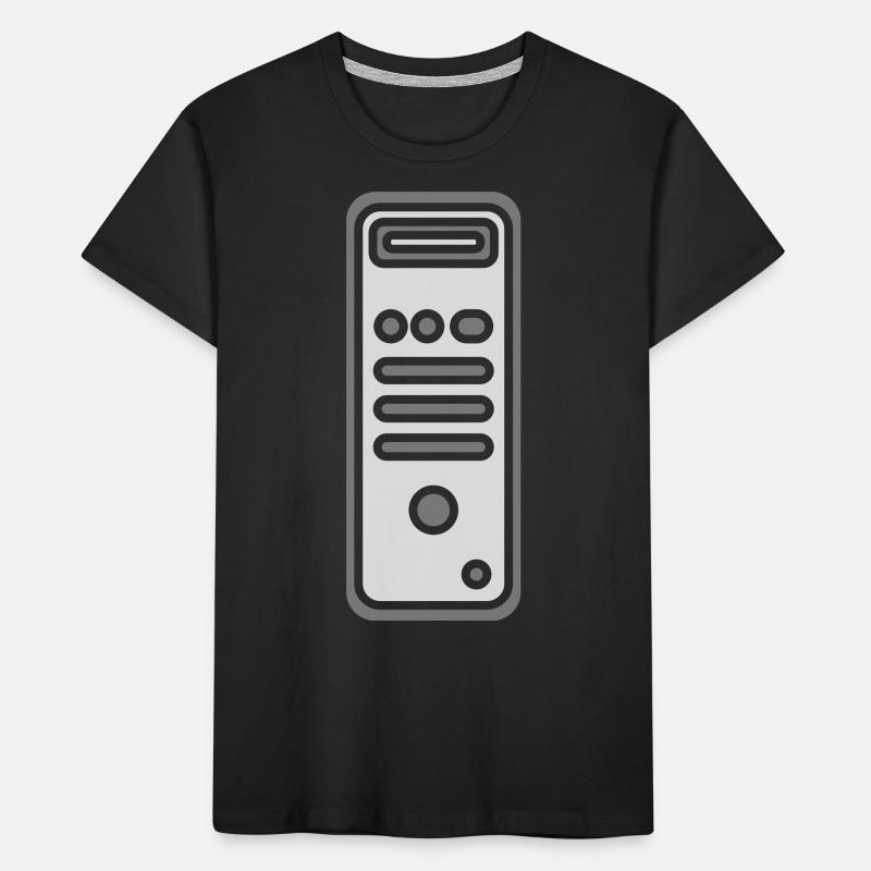 Icon Logo Enclosure Computer Kids' Premium Organic T-Shirt