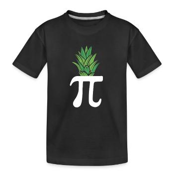 Math Pi-Ananas Pi - T-shirt bio Premium Enfant - noir - Devant