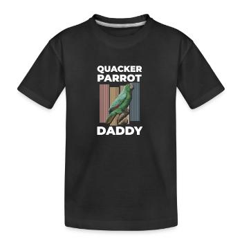 Ara Des Oiseaux, Bec, Cacatoès - T-shirt bio Premium Enfant - noir - Devant