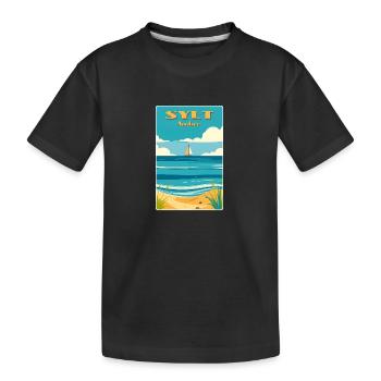 Sylt Mer du Nord - T-shirt bio Premium Enfant - noir - Devant