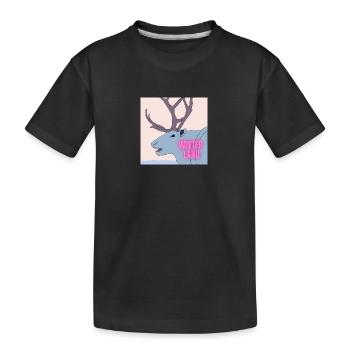 Winter Land - Kids' Premium Organic T-Shirt - black - Front