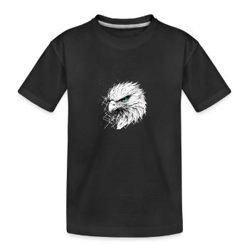 Libre comme l’aigle - T-shirt bio Premium Enfant - noir - Devant
