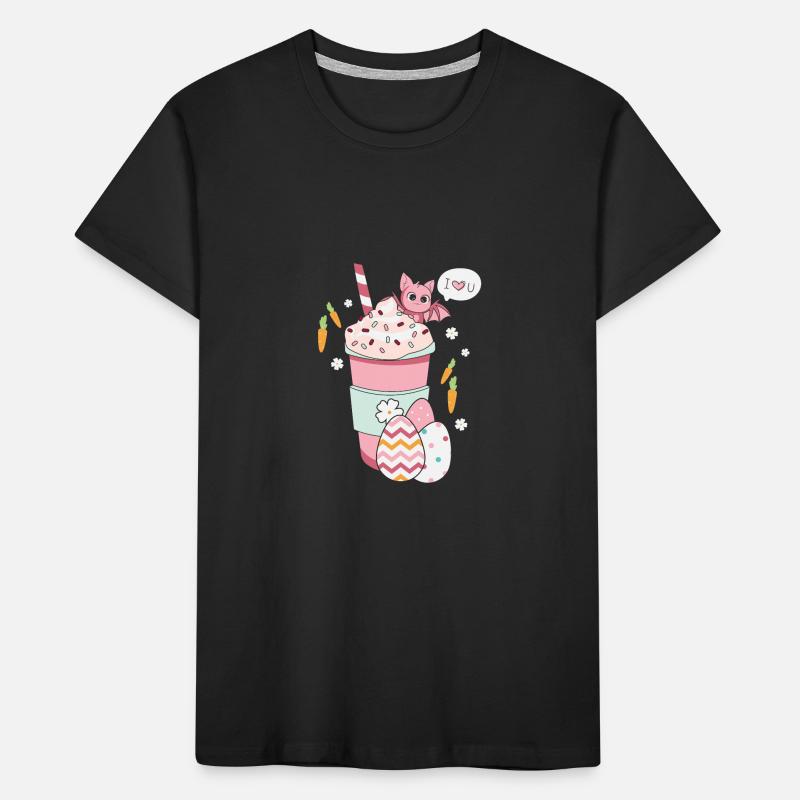BOW Easter Chibi Cup 02 Kids' Premium Organic T-Shirt
