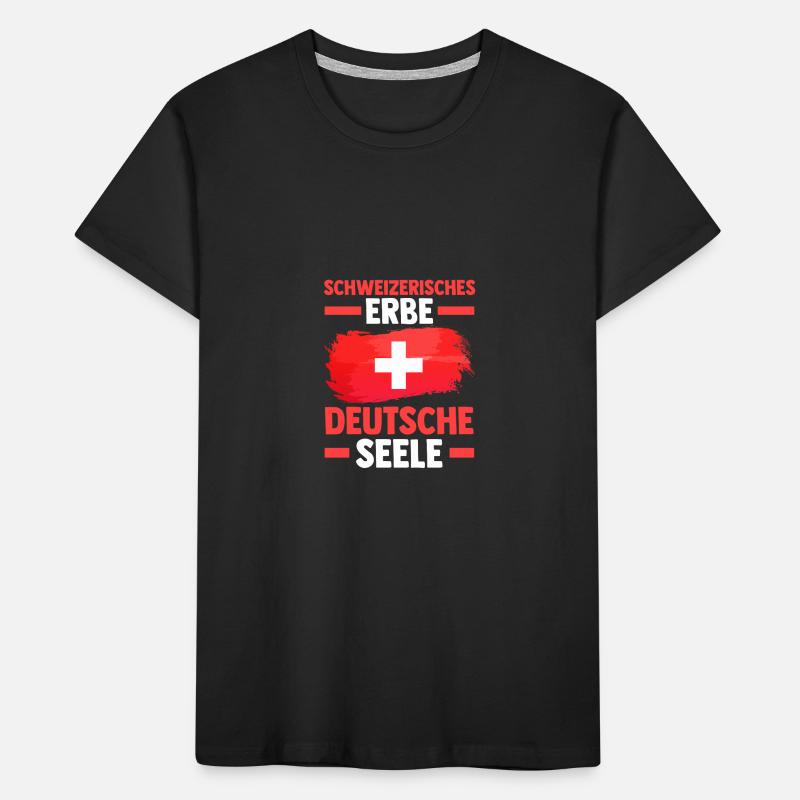 Schweizer Schweiz Kinder Premium Bio T-Shirt
